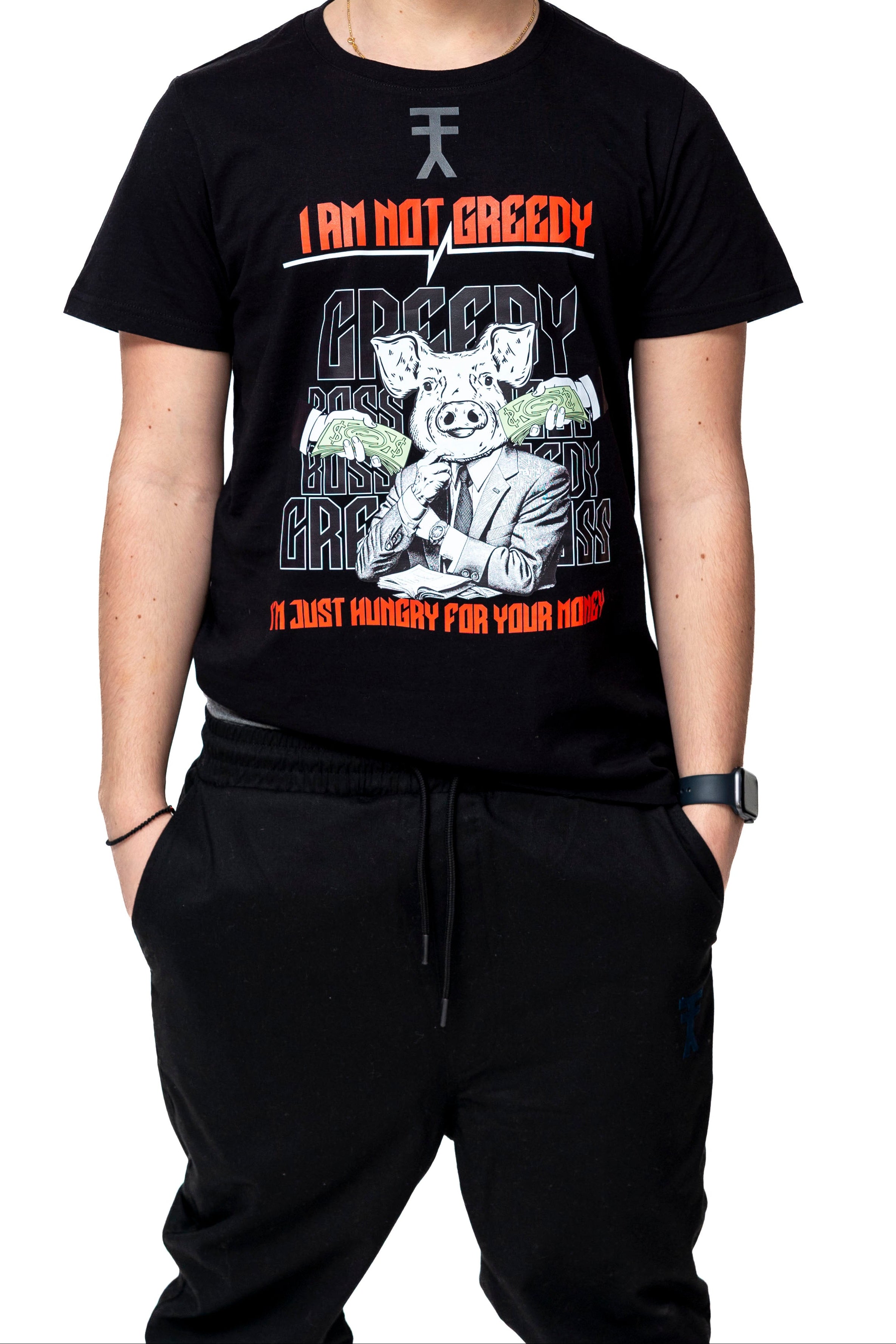 "GREEDY PIG" T-shirt