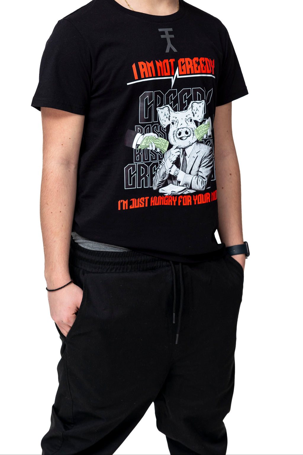 "GREEDY PIG" T-shirt
